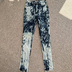 Vibrant MIU Skinny Jeans Distressed Ripped Women’s Size‎ 3 Juniors Stretch Denim